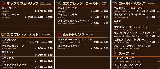 メインメニューの画像